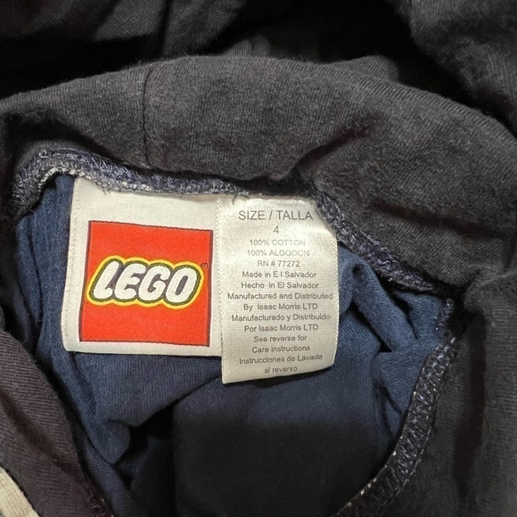 Lego Legends of Chima Hero Warrior Legend Hooded Sweatshirt (Sz 4) - Picture 3 of 5